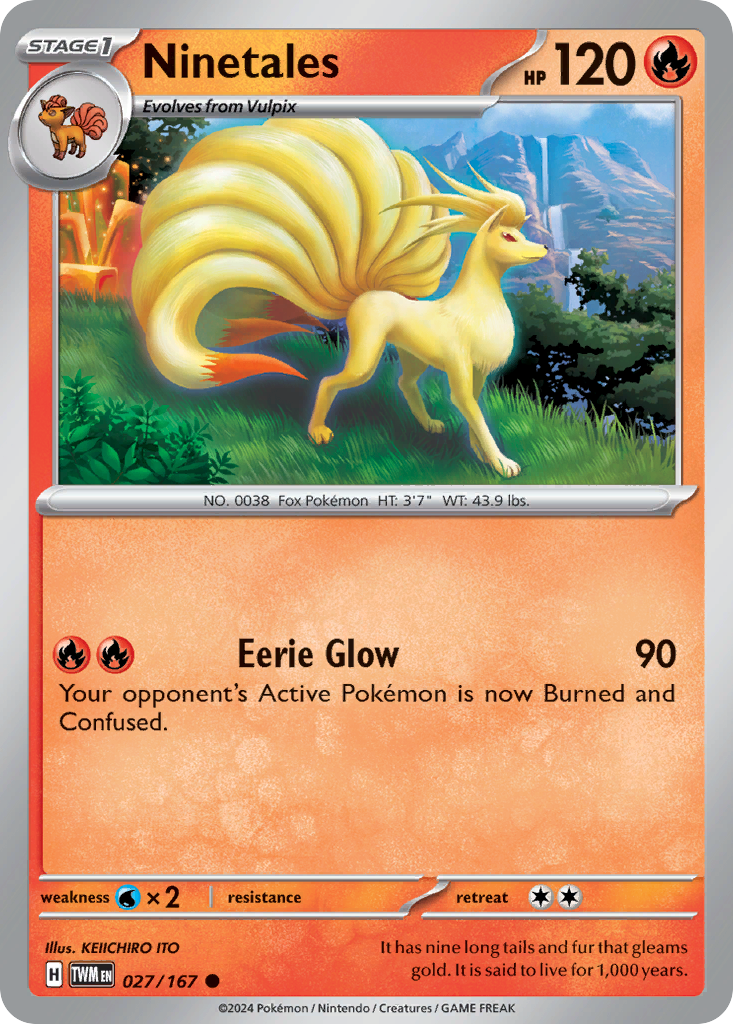 Ninetales - 027/167 - Reverse Holofoil