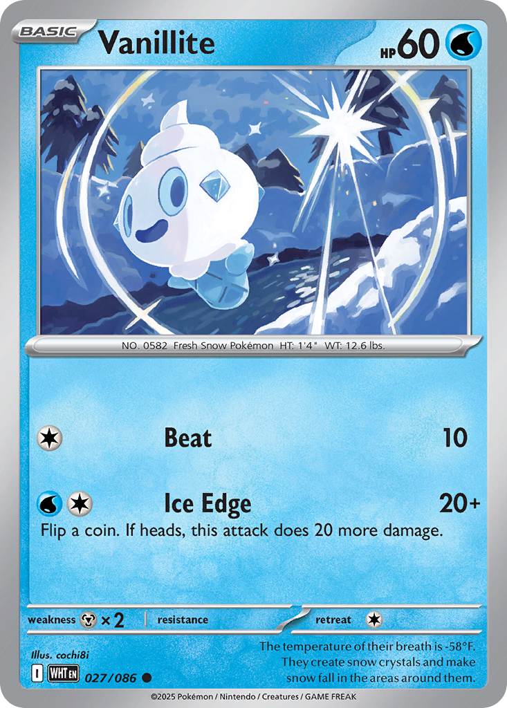Vanillite (Master Ball Pattern) - 027/086