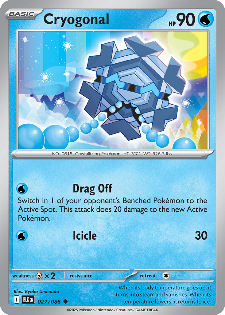 Cryogonal - 027/086 - Reverse Holofoil