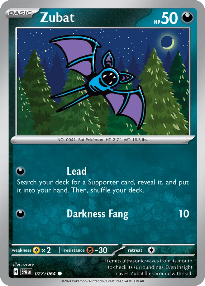 Zubat - 027/064 - Reverse Holofoil