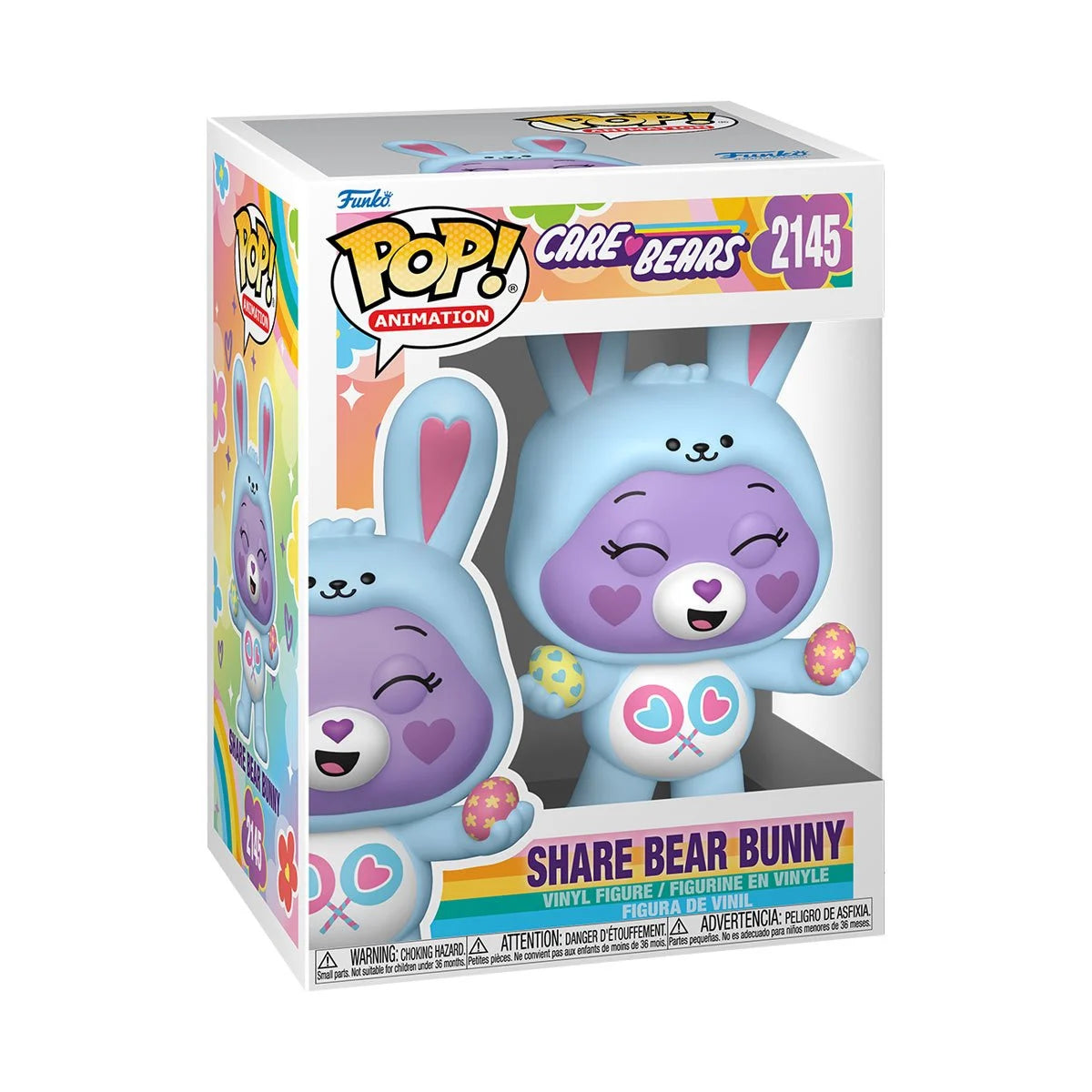 Pop Animation Care Bears Spring Share Bunny Figure