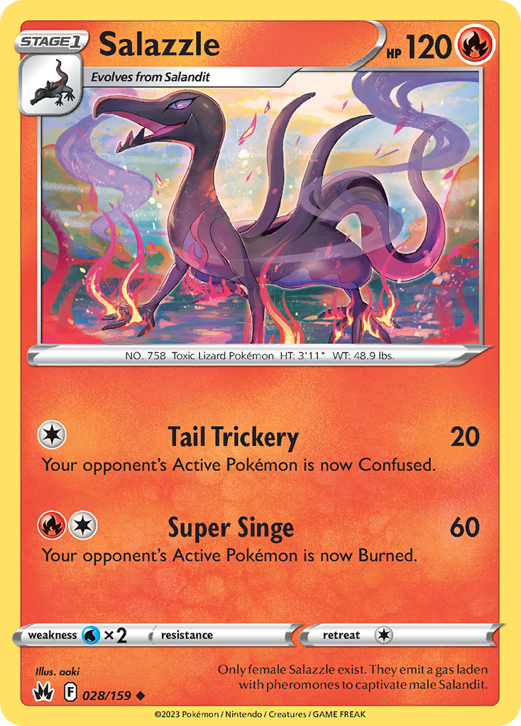 Salazzle - 028/159 - Reverse Holofoil