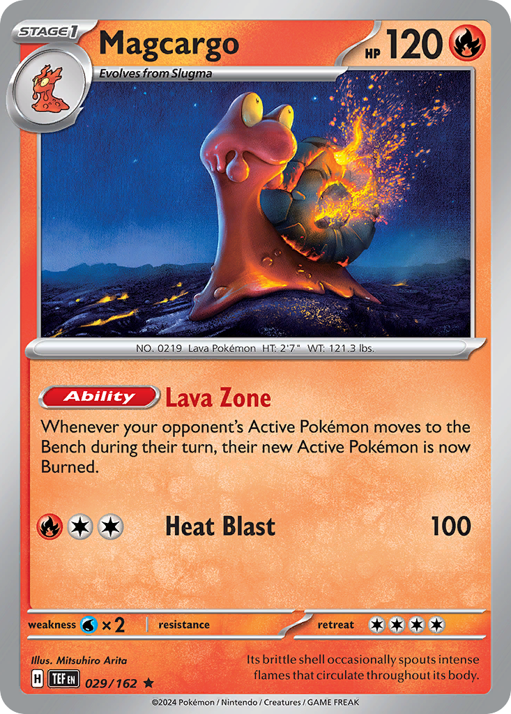 Magcargo - 029/162 - Reverse Holofoil