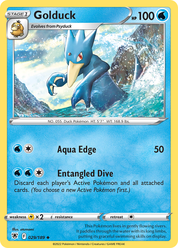 Golduck - 029/189 - Reverse Holofoil