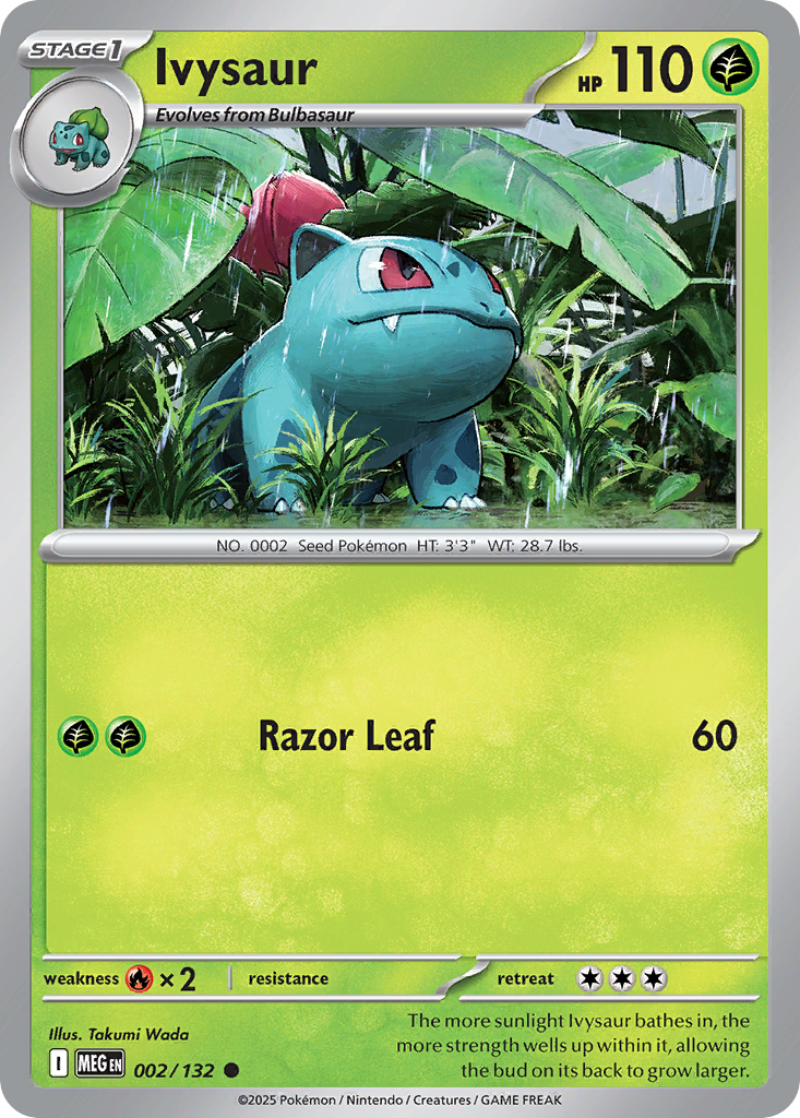 Ivysaur  - 002/132 - Reverse Holofoil