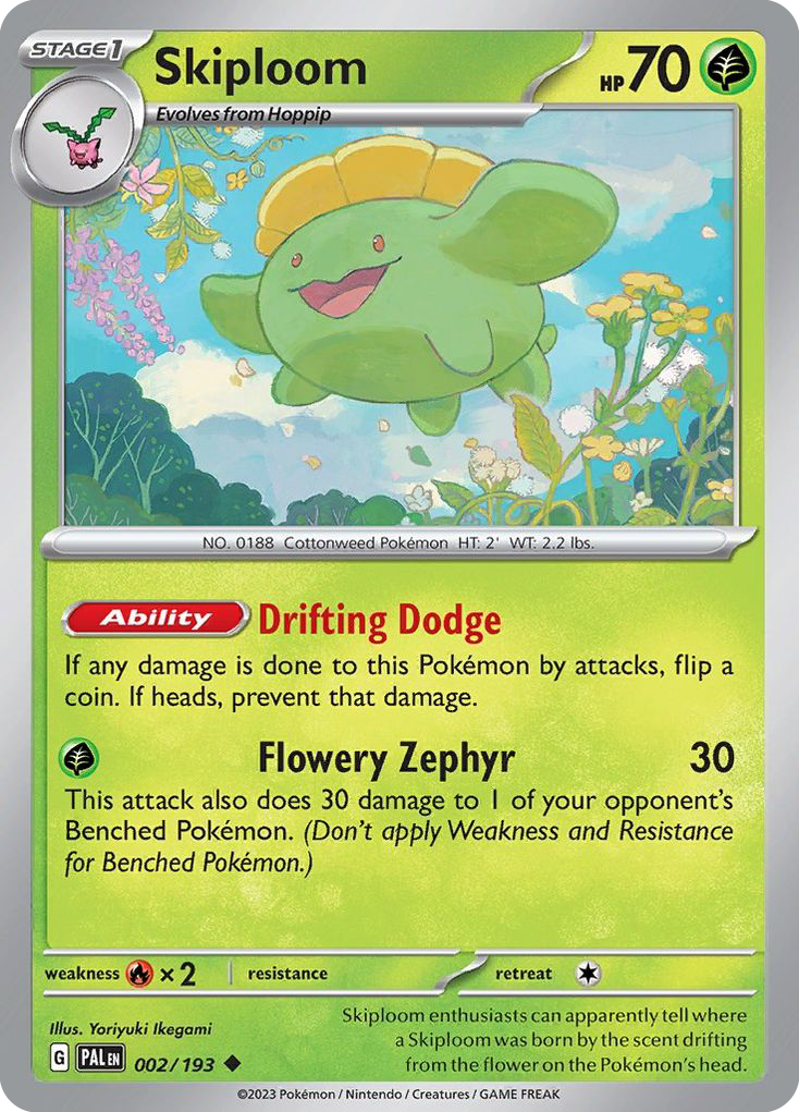 Skiploom - 002/193 - Reverse Holofoil