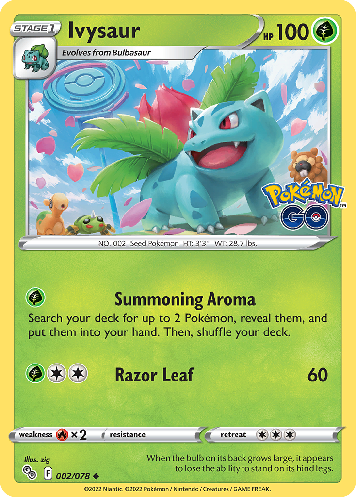 Ivysaur - 002/078 - Reverse Holofoil