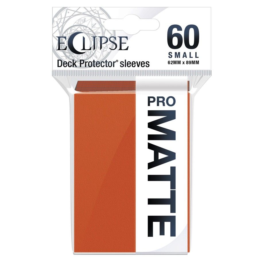 Deck Pro Eclipse Small Matte Sleeves Pumpkin Orange - 60