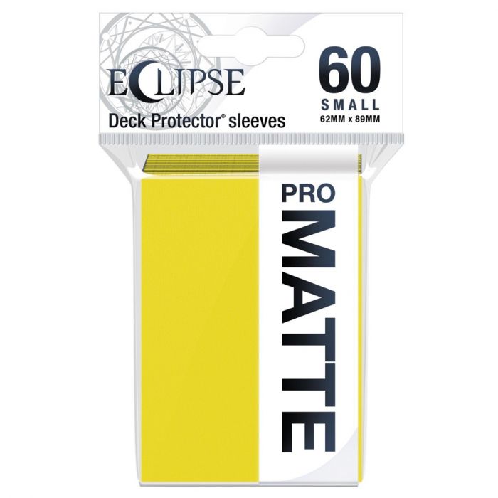 Deck Pro Eclipse Small Matte Sleeves Lemon Yellow - 60