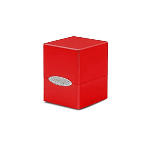Deck Box Satin Cube Apple Red
