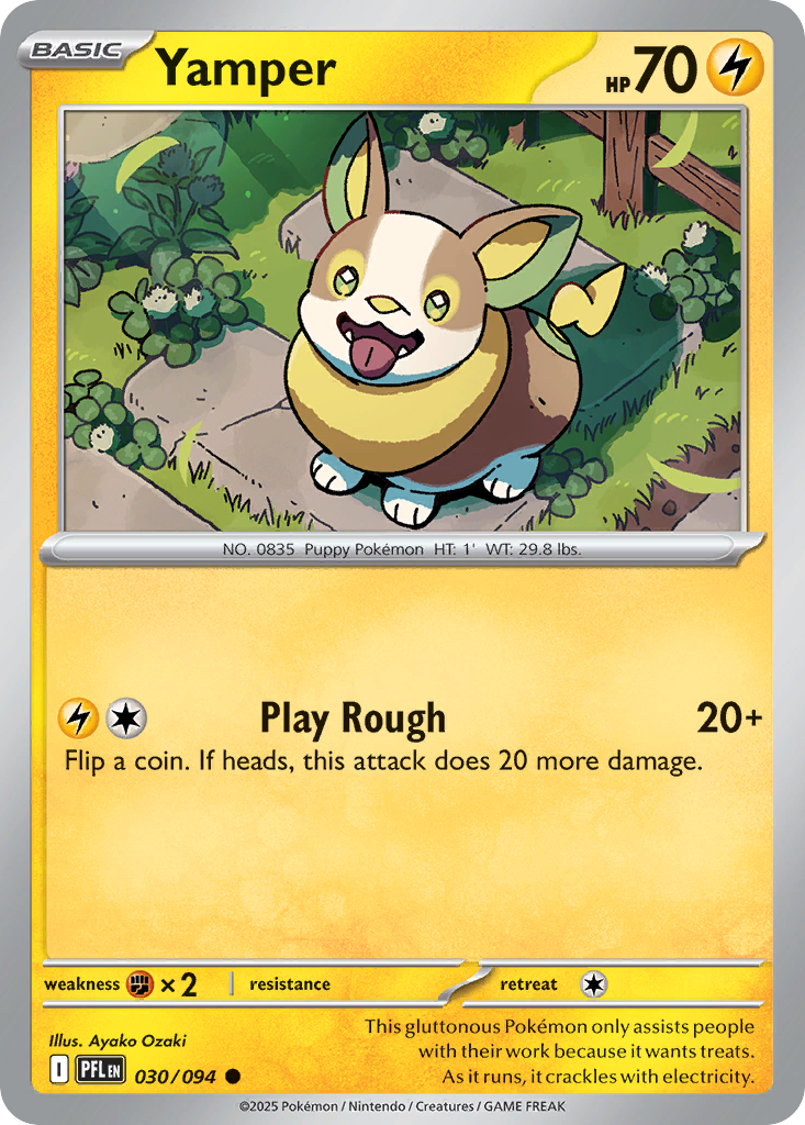 Yamper  - 030/094 - Reverse Holofoil