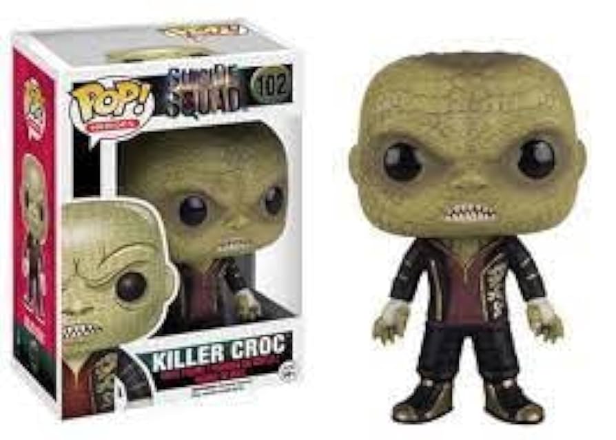 Funko Pop! DC: Suicide Squad - Killer Croc #102 (Regular &  Glow in the Dark Barnes and Noble Exclusive)