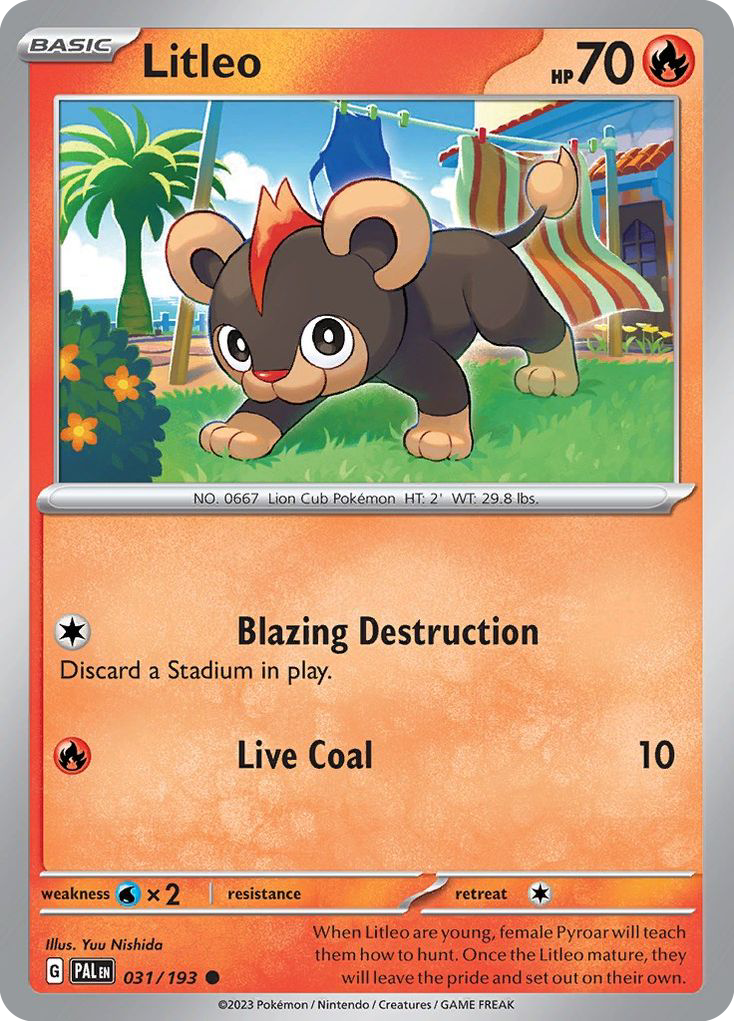 Litleo - 031/193 - Reverse Holofoil