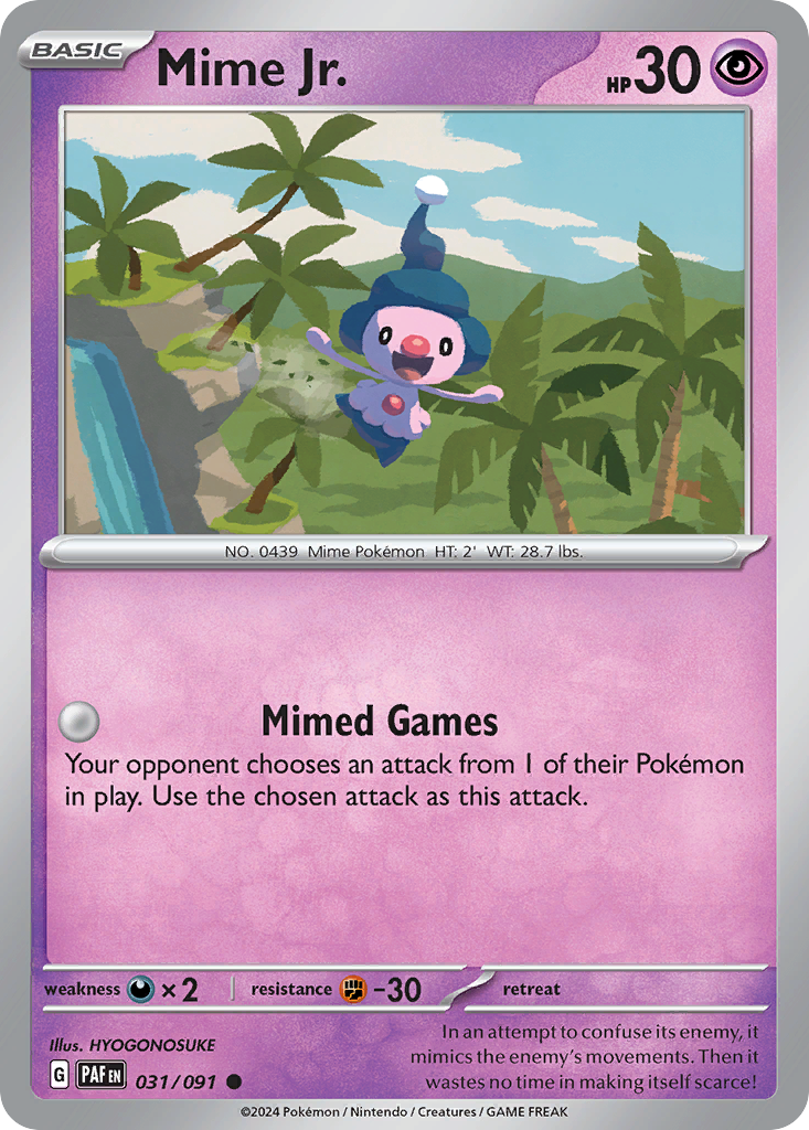 Mime Jr.  - 031/091 - Reverse Holofoil