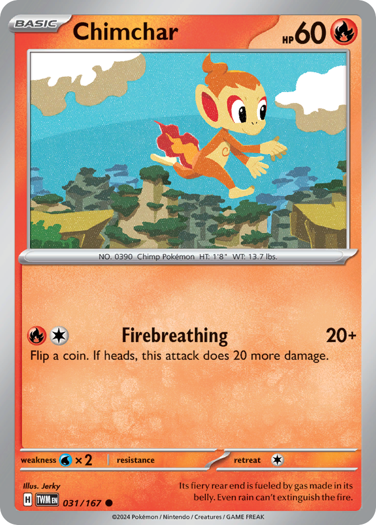 Chimchar - 031/167 - Reverse Holofoil