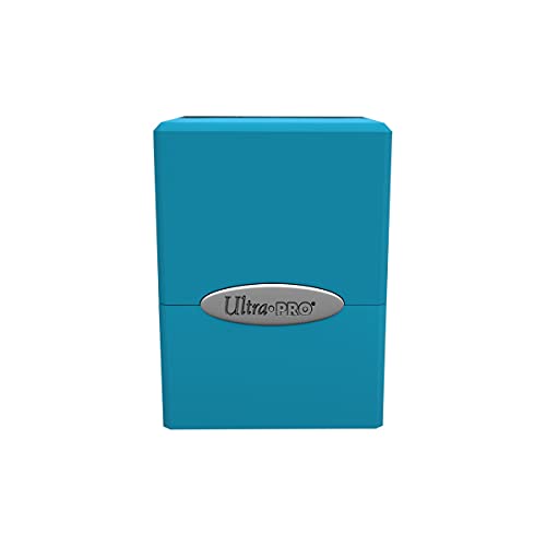Deck Box Satin Cube Sky Blue