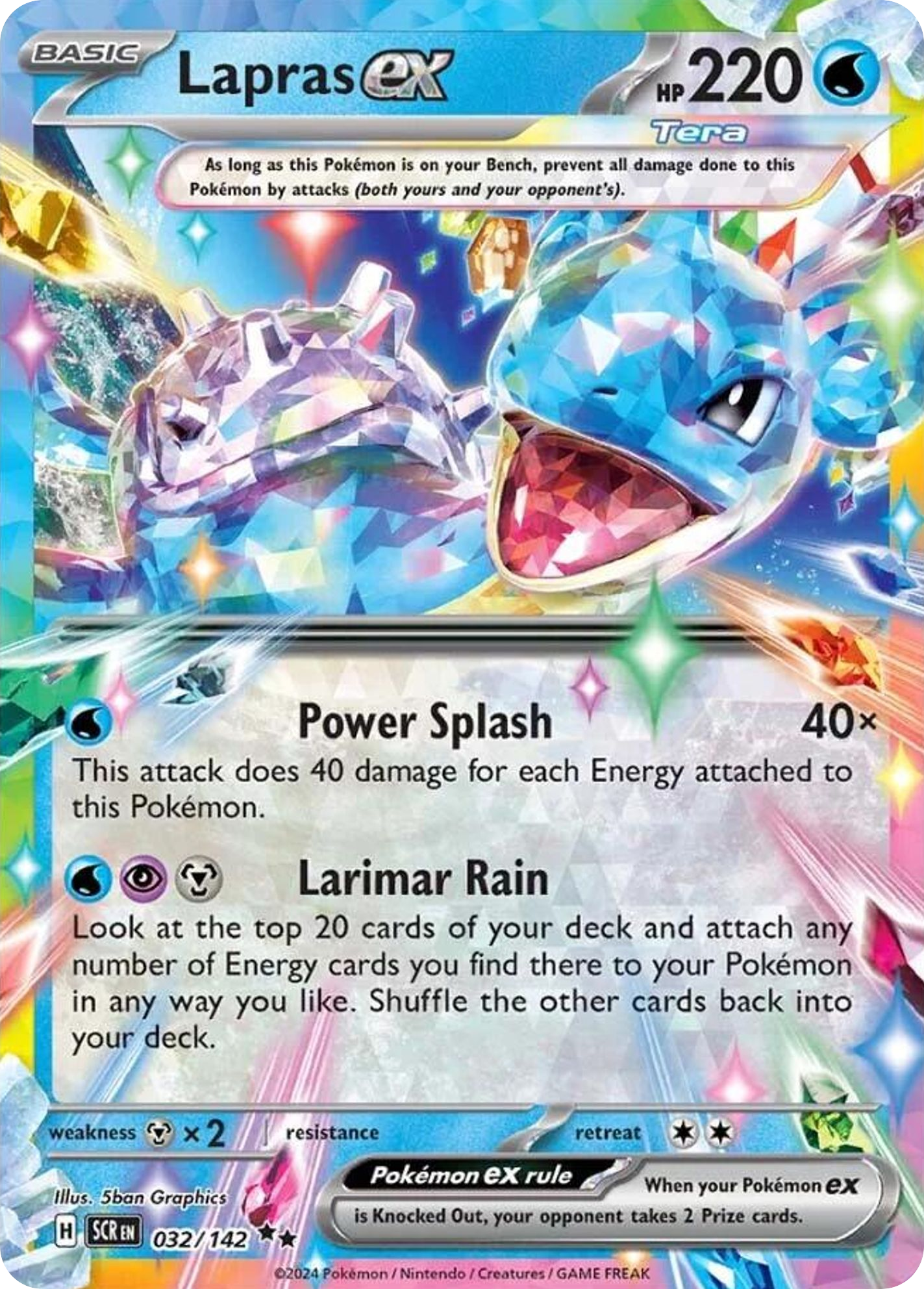 Lapras ex  - 032/142