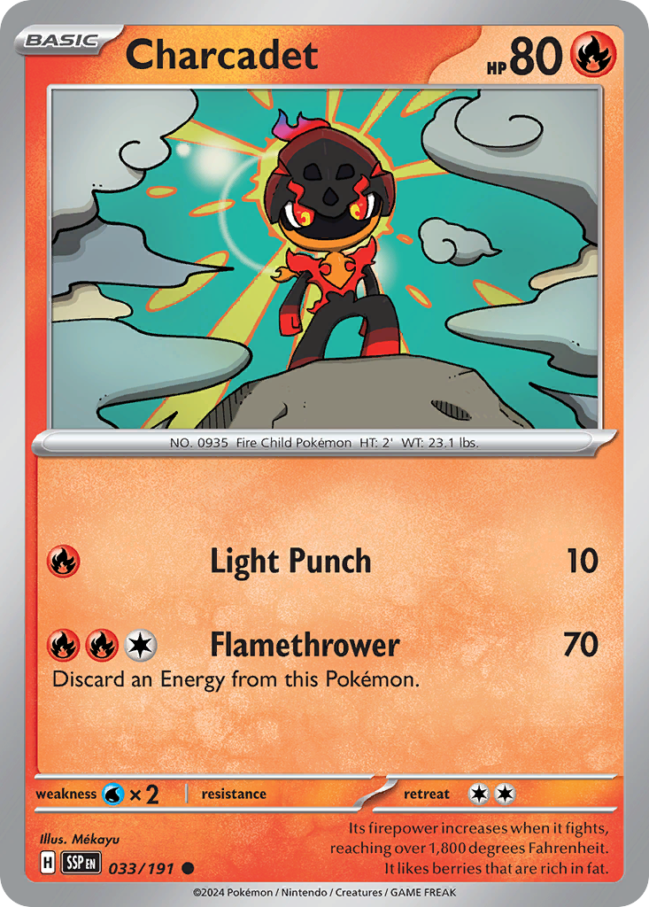 Charcadet  - 033/191 - Reverse Holofoil