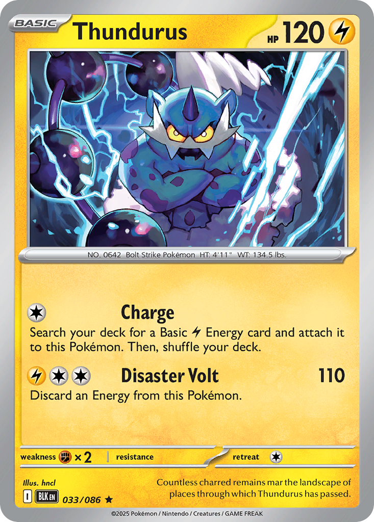 Thundurus (Poke Ball Pattern) - 033/086