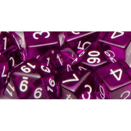 R4I Trans Dk Purple/White 15pc