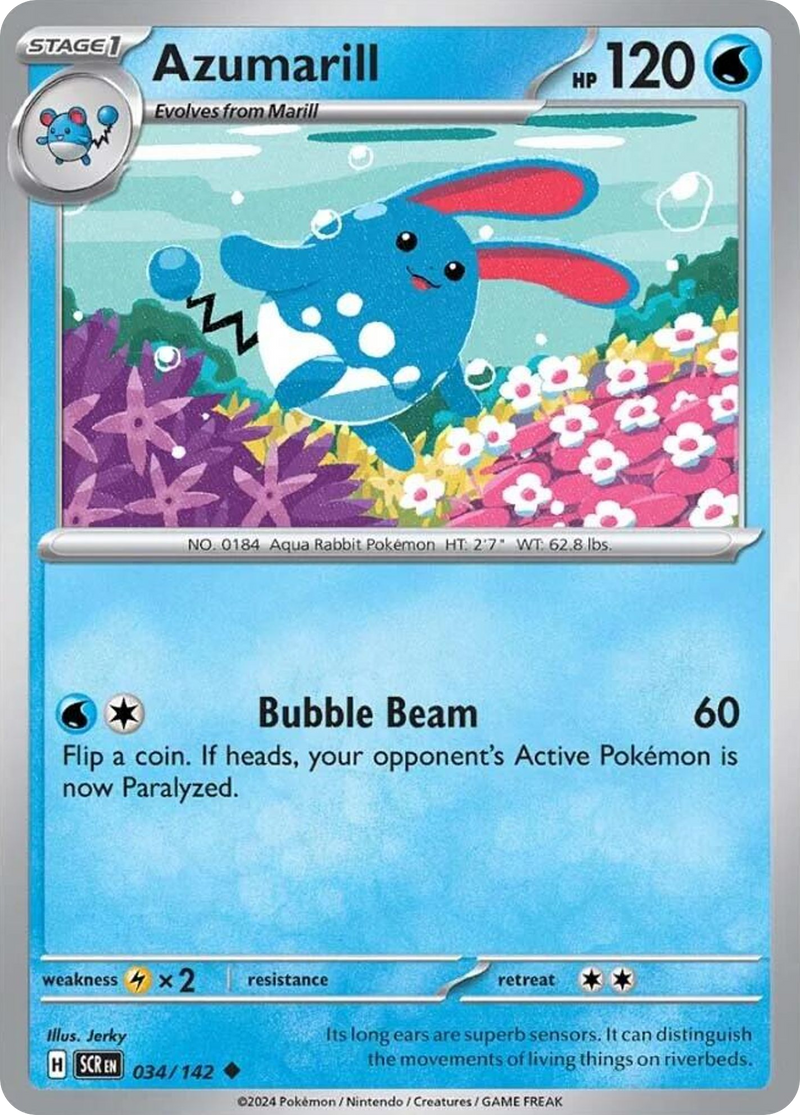 Azumarill - 034/142 - Reverse Holofoil