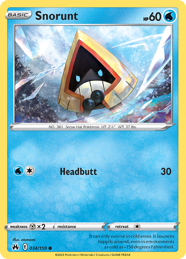 Snorunt - 034/159 - Reverse Holofoil