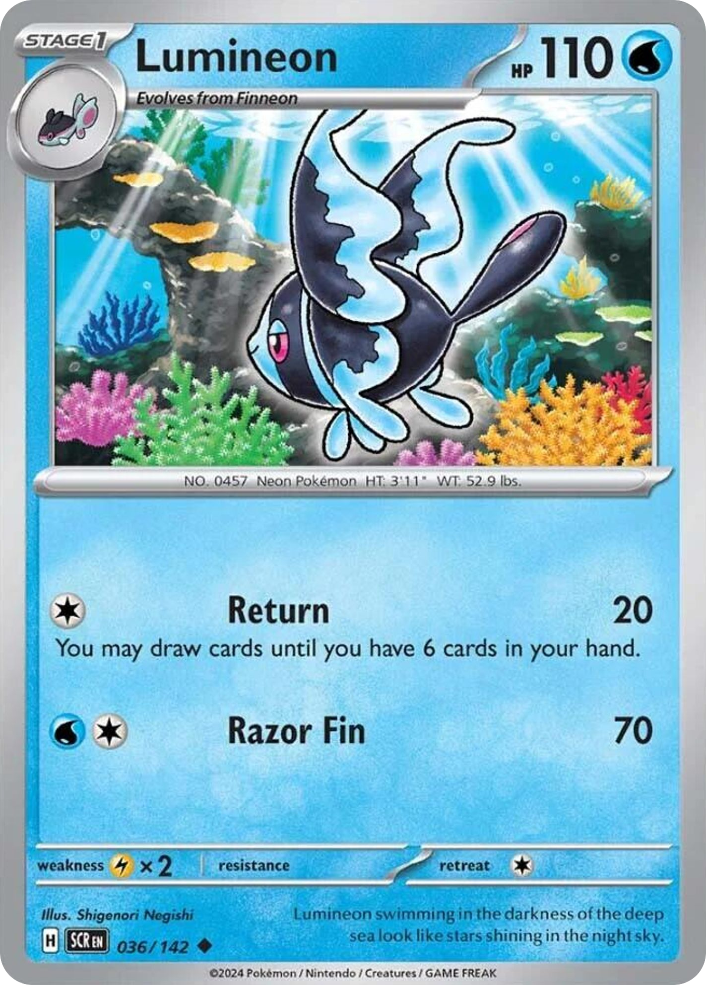 Lumineon - 036/142 - Reverse Holofoil