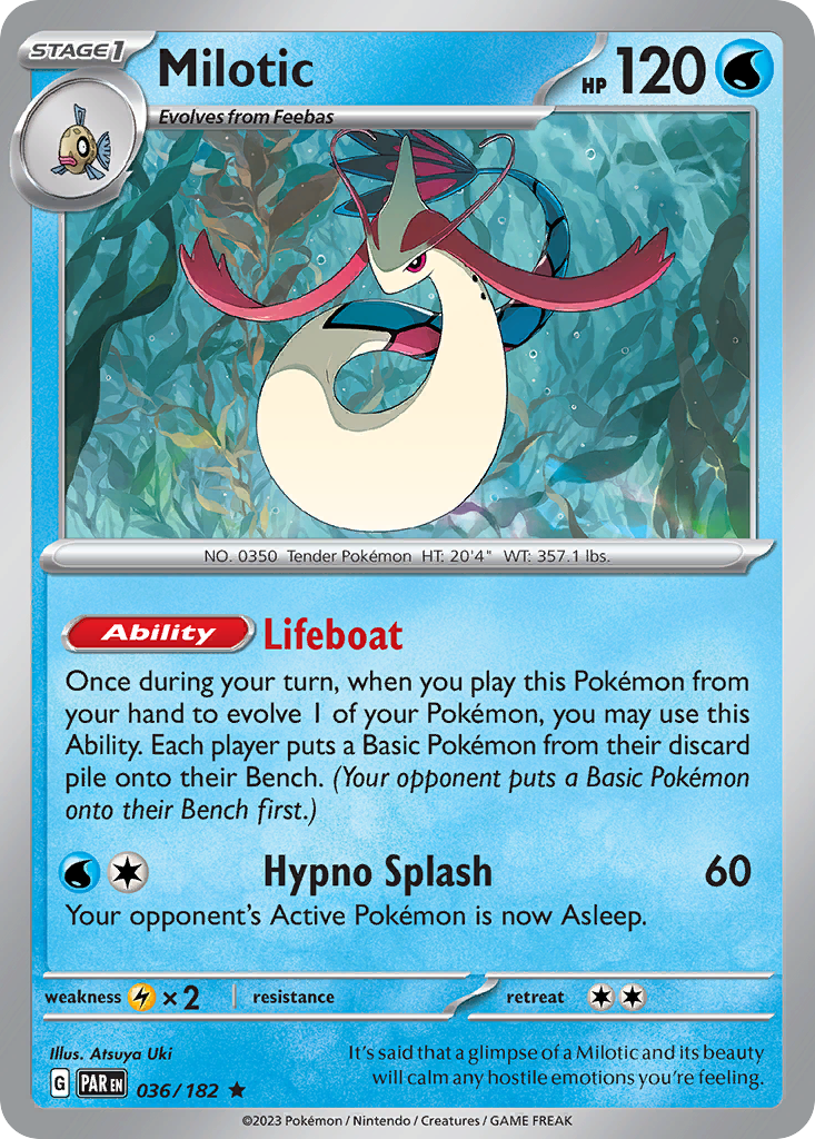 Milotic - 036/182 - Reverse Holofoil