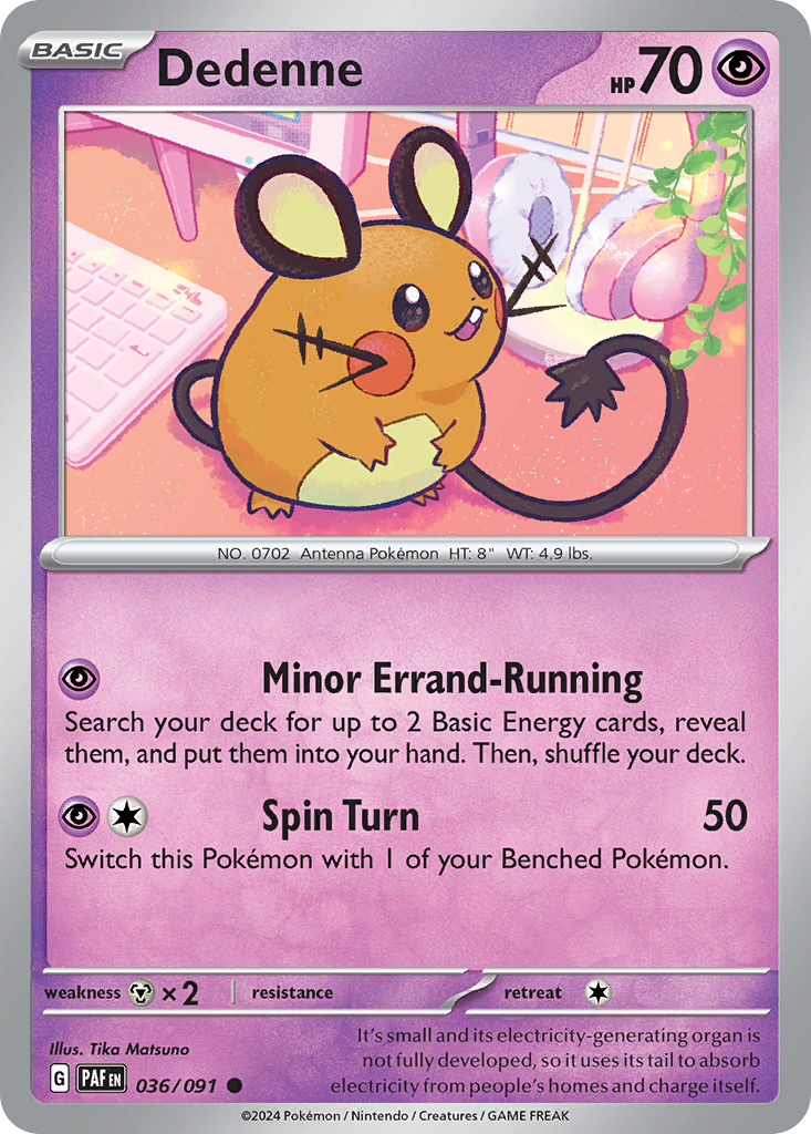 Dedenne - 036/091 - Reverse Holofoil