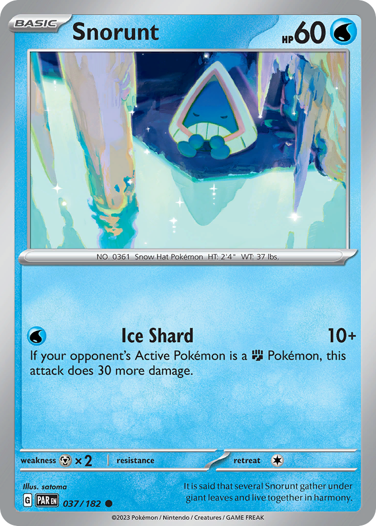 Snorunt  - 037/182 - Reverse Holofoil