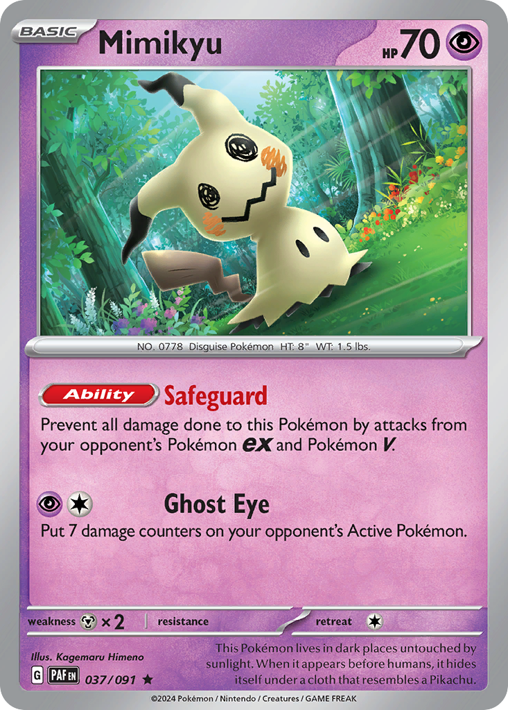Mimikyu  - 037/091 - Reverse Holofoil