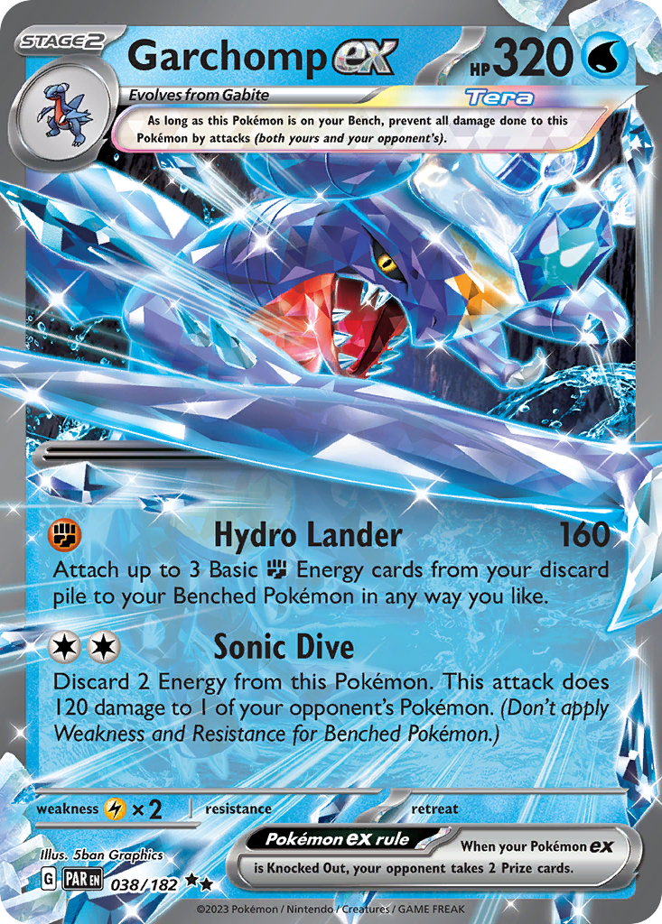 Garchomp ex  - 038/182