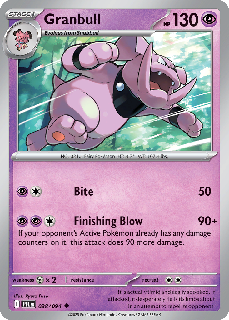 Granbull - 038/094 - Reverse Holofoil