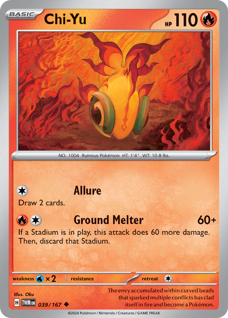 Chi-Yu - 039/167 - Reverse Holofoil
