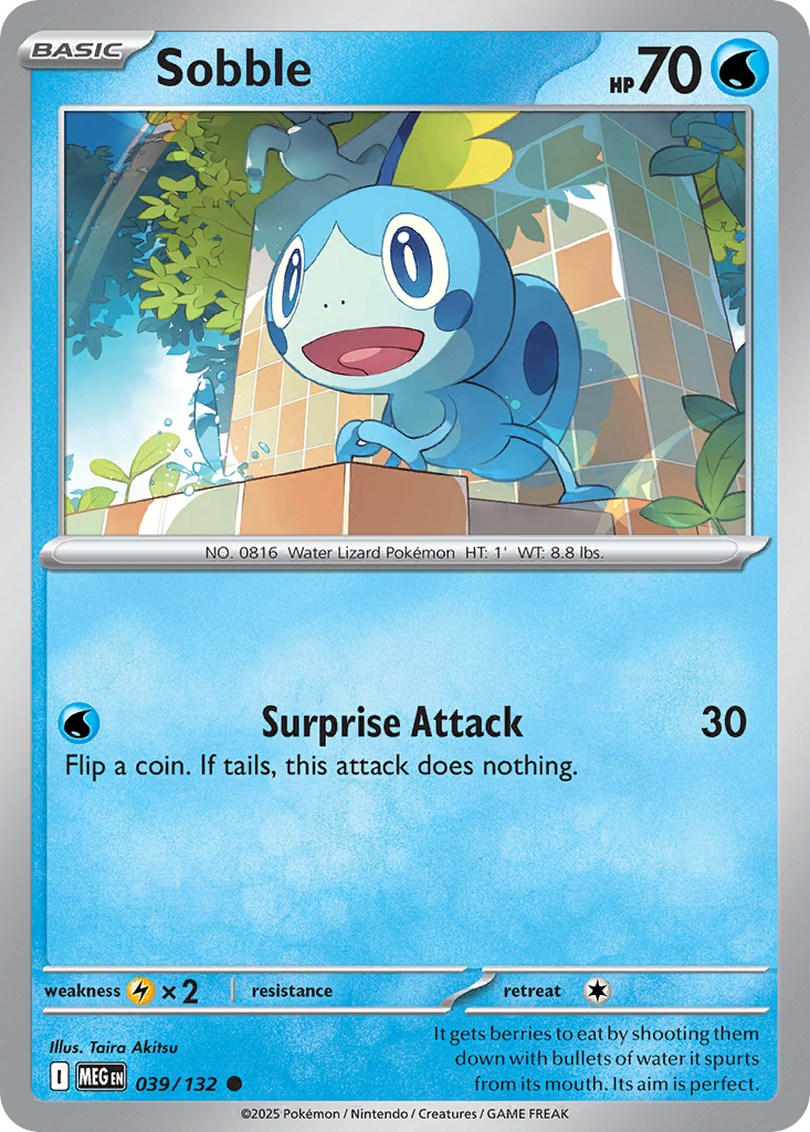 Sobble - 039/132 - Reverse Holofoil