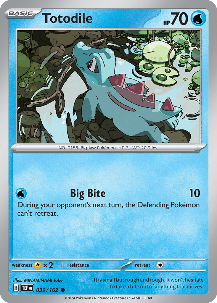 Totodile - 039/162 - Reverse Holofoil