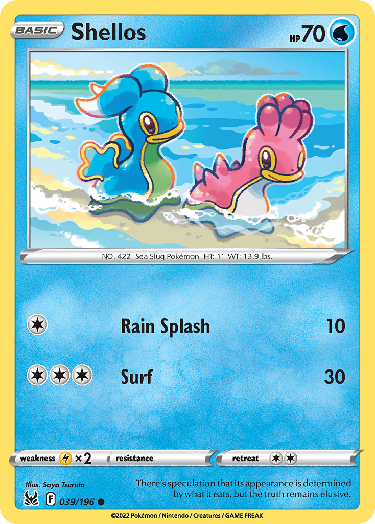 Shellos - 039/196 - Reverse Holofoil