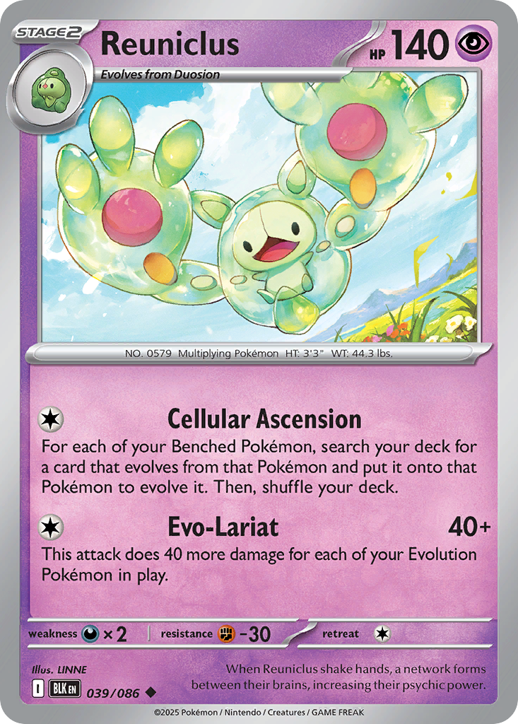 Reuniclus - 039/086 - Reverse Holofoil