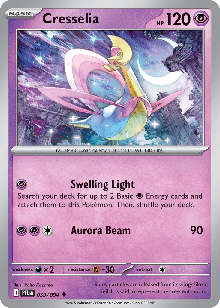Cresselia - 039/094 - Reverse Holofoil