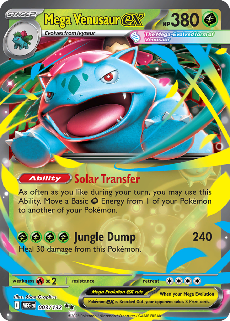 Mega Venusaur ex  - 003/132