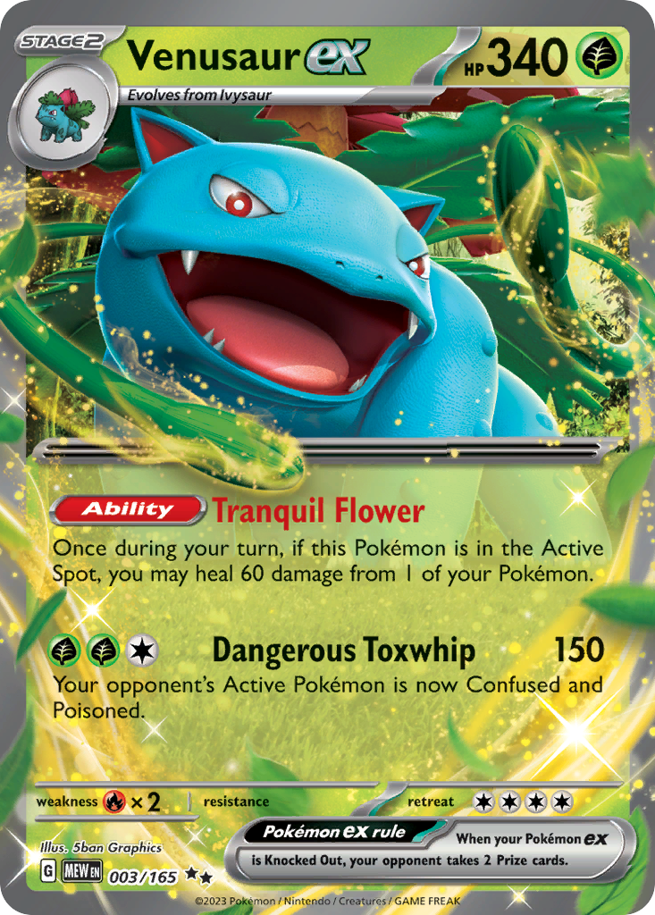 Venusaur ex  - 003/165