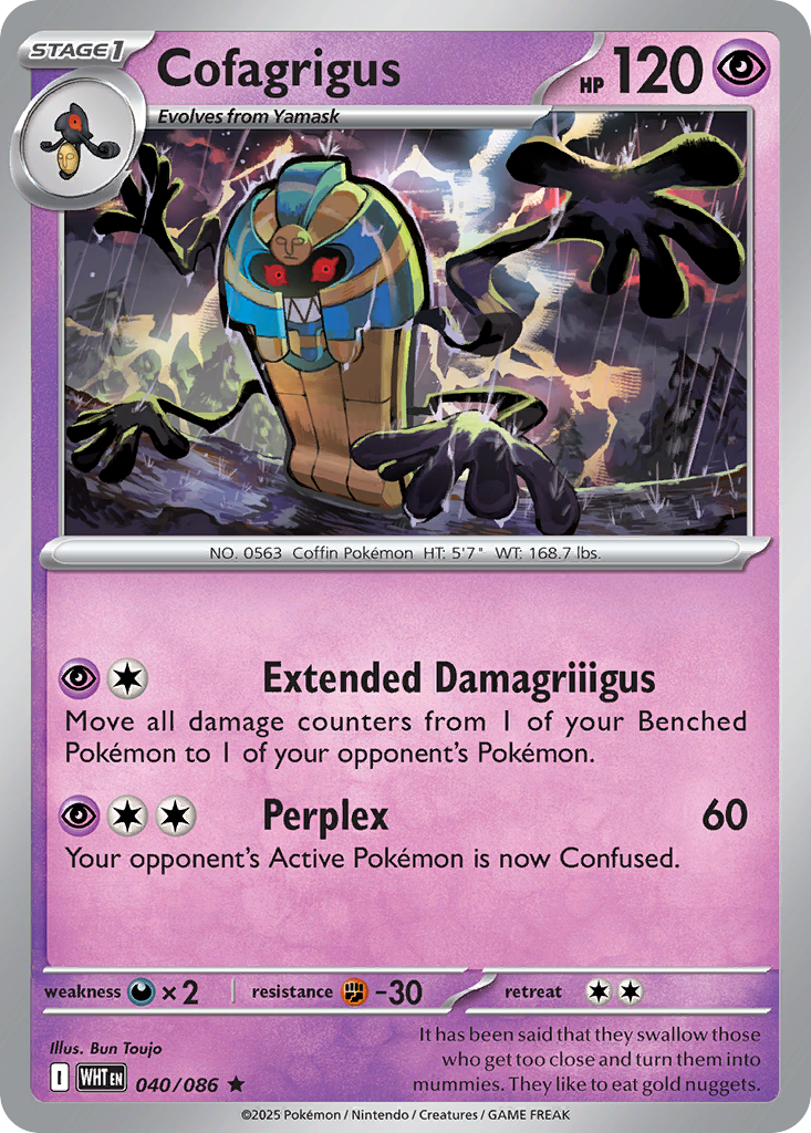 Cofagrigus - 040/086 - Reverse Holofoil