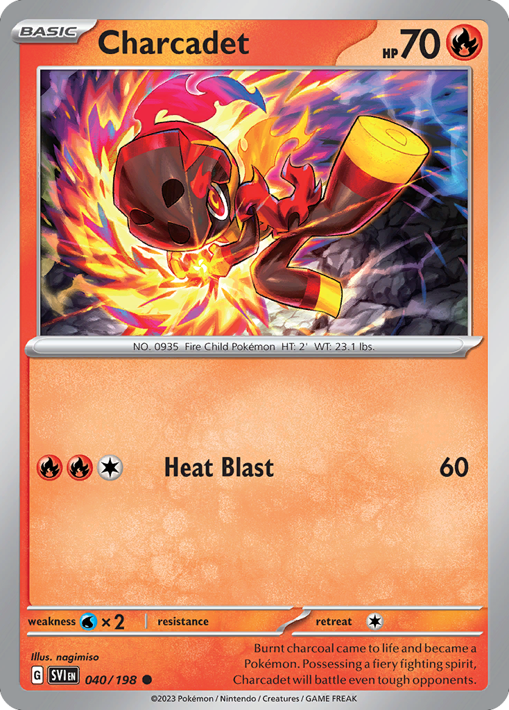 Charcadet  - 040/198 - Reverse Holofoil