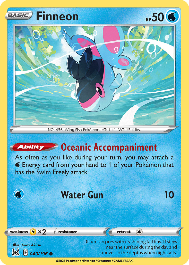 Finneon - 040/196 - Reverse Holofoil