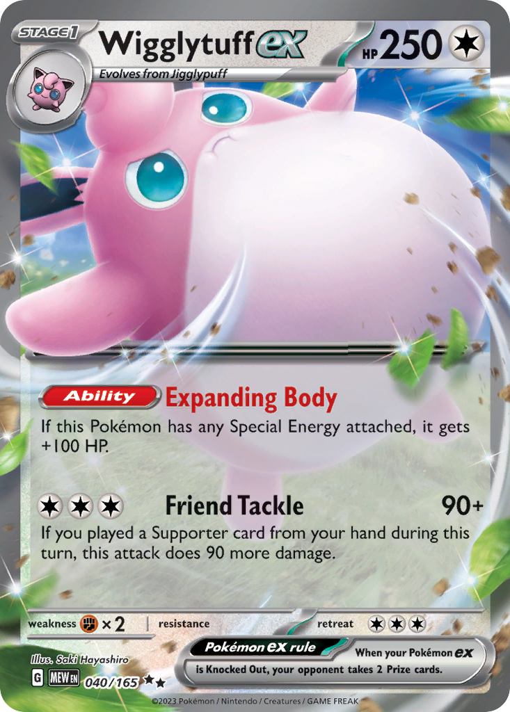 Wigglytuff ex  - 040/165