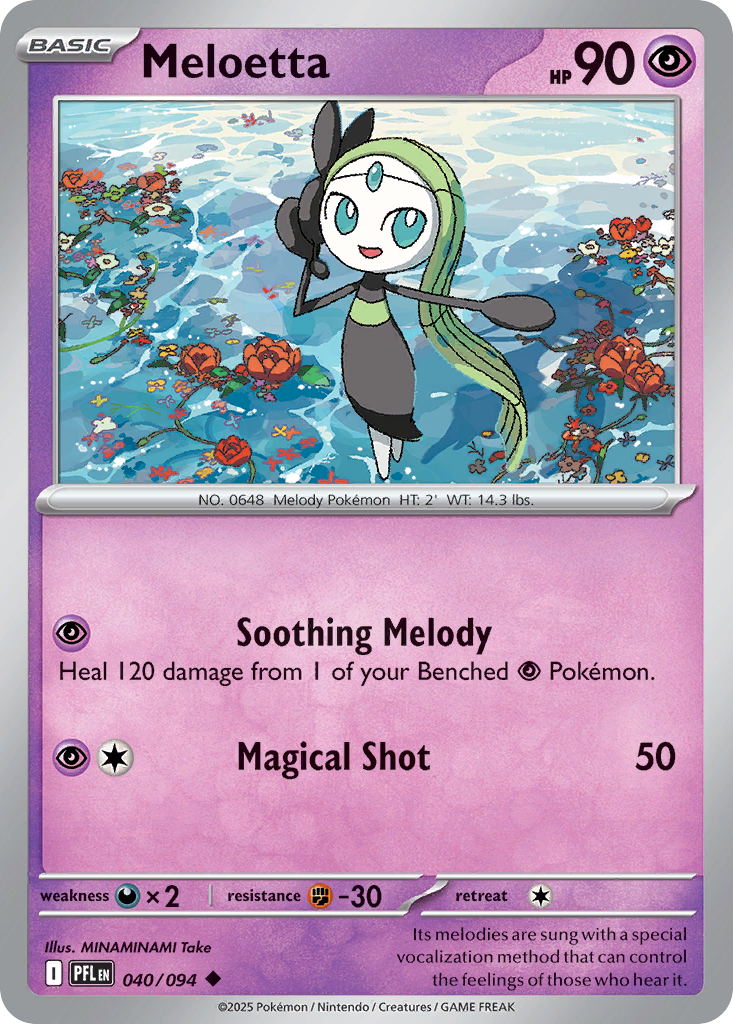 Meloetta - 040/094 - Reverse Holofoil