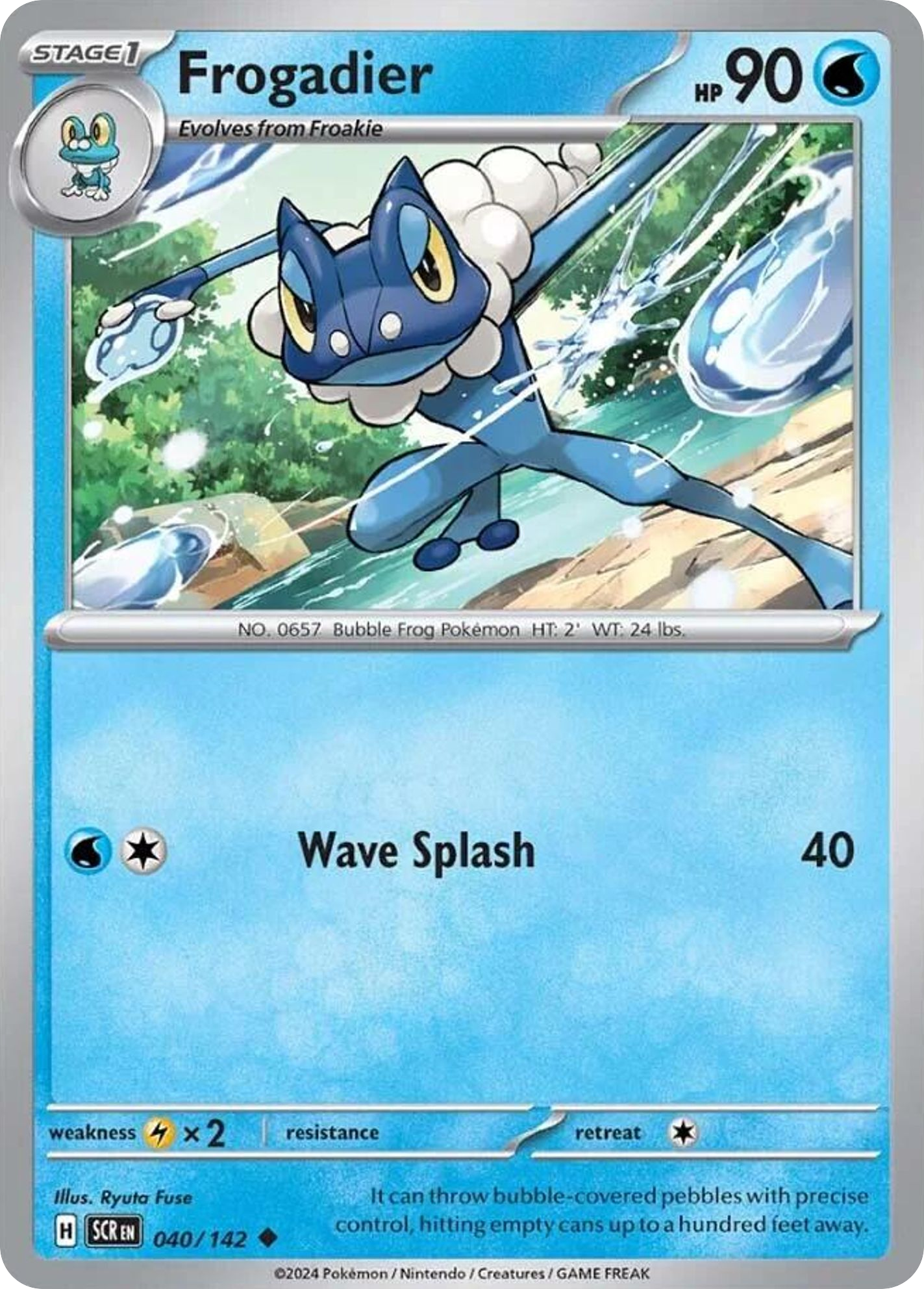Frogadier - 040/142 - Reverse Holofoil