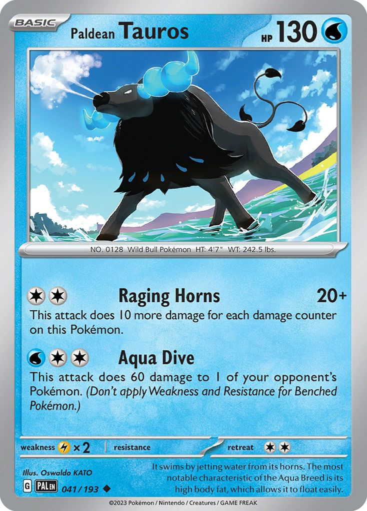 Paldean Tauros  - 041/193