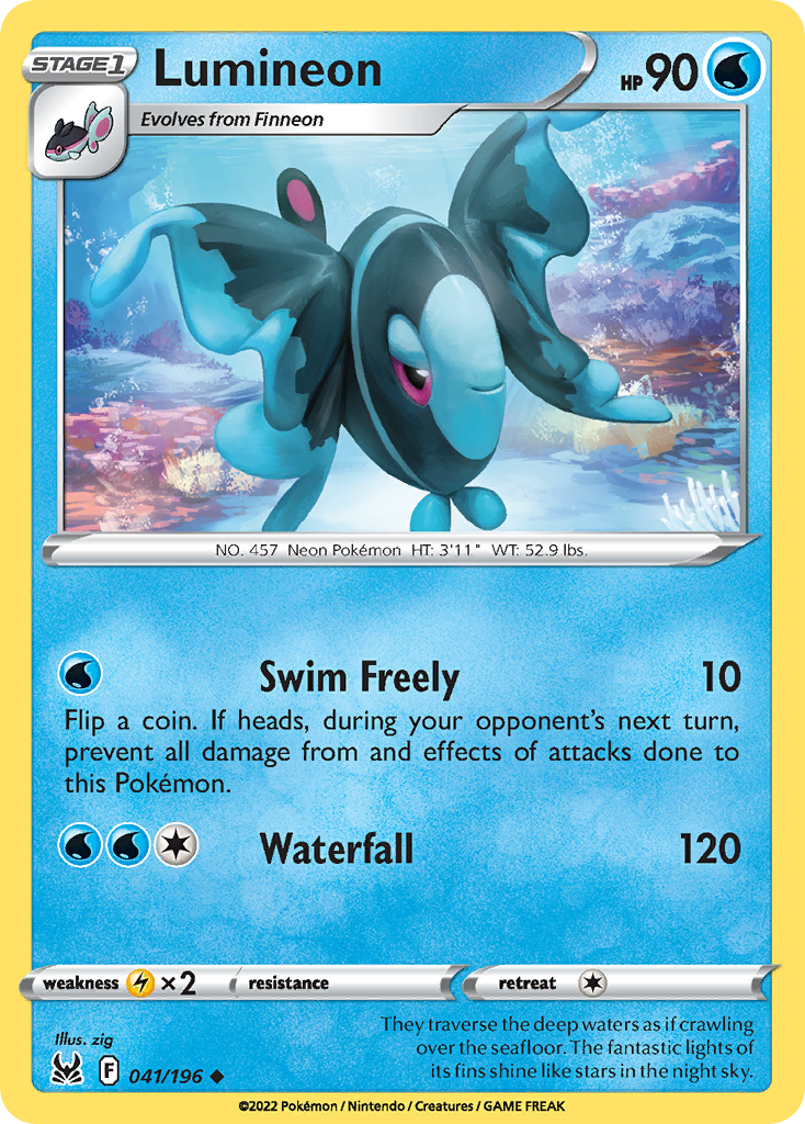 Lumineon - 041/196 - Reverse Holofoil