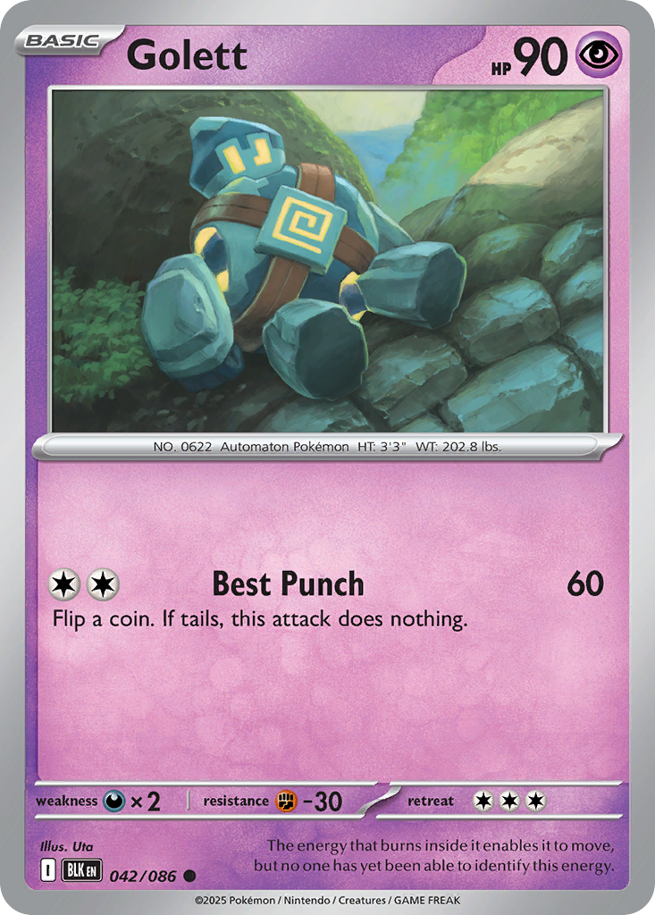 Golett (Master Ball Pattern) - 042/086